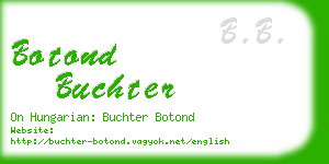 botond buchter business card